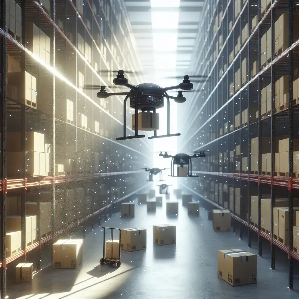 DJI Introduces Collision-Proof Drones for Warehouse Logistics